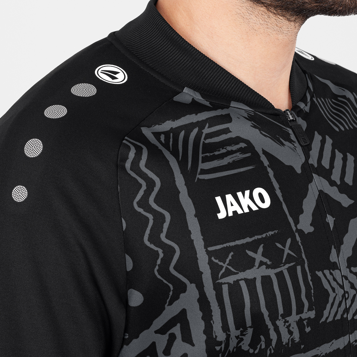 JAKO Dynamo Dresden Einlaufjacke | Offizielles Fanoutfit | Mit 3D Logo